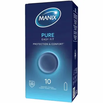 Kondome Pure Easy fit Manix - Schachtel mit 10 Kondomen