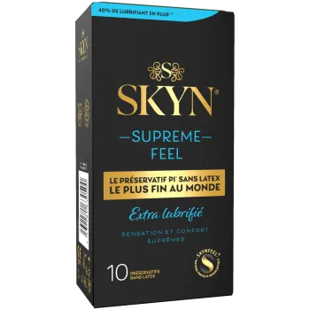 Skyn Supreme Feel Extra Gleitmittel Kondome Manix - 10 Kondome ohne Latex