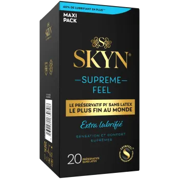 Skyn Supreme Feel Extra Gleitmittel Kondome Manix - 20 Kondome ohne Latex