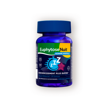 EuphytoseNuit® Gummis Heidelbeere Schlaf Melatonin 30 Gummis