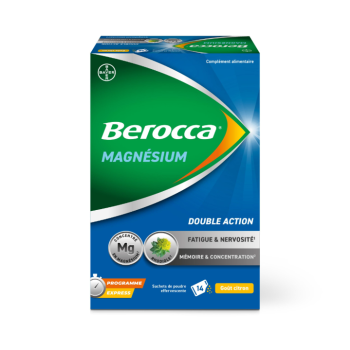 Berocca&#x000000ae; Magnesium Müdigkeit/Nervosität Gedächtnis/Konzentration - Packung mit 14 Beuteln