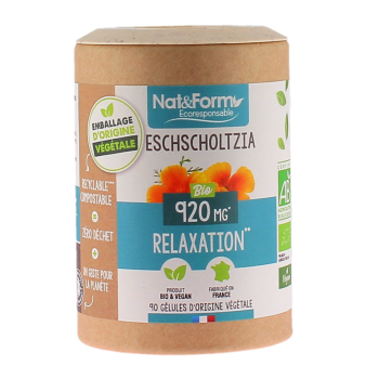 Escholtzia Ecoresponsable Nat&Form - Dose von 60 Kapseln