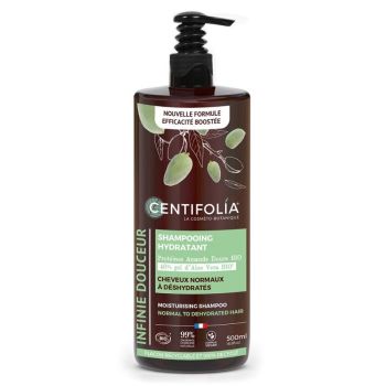 Bio-Hydratationsshampoo von Centifolia - Pumpflasche mit 500ml