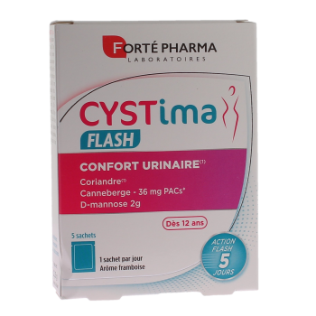 Cystima Flash Harnkomfort Forté Pharma - Packung mit 5 Beuteln