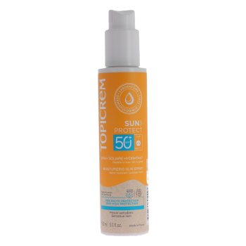Sonnenschutz-Hydratisierungsspray SPF 50+ Topicrem - Spray mit 150 ml