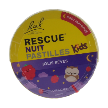 Rescue Pastillen Nacht Kinder schöne Träume Himbeergeschmack - 50g Dose