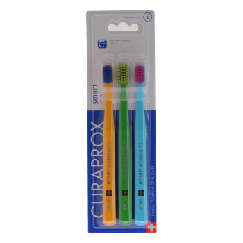 Curaprox cs smart ultra soft Zahnbürste - 3er-Pack Zahnbürsten