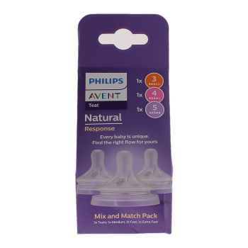 Avent Natürliche Reaktion Sauger Mix & Match Philips - 3er-Pack Sauger