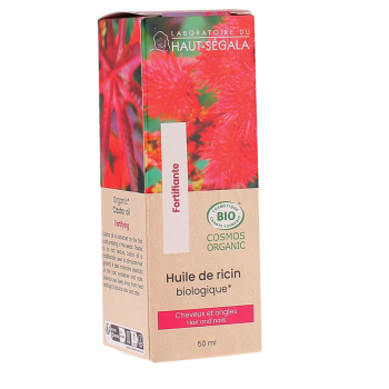 Bio-Rizinusöl Stärkend Laboratoire Haut-Ségala - Flasche 50 ml