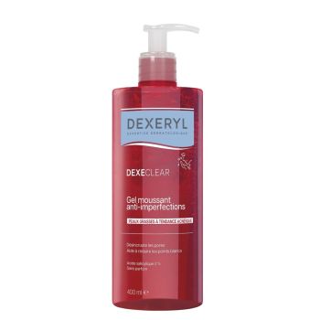 Dexeclear Schaumgel gegen Unreinheiten Dexeryl - Pumpflasche mit 400ml