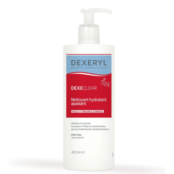 Dexeryl Dexeclear reinigende, feuchtigkeitsspendende und beruhigende Lotion - Pumpflasche mit 400ml