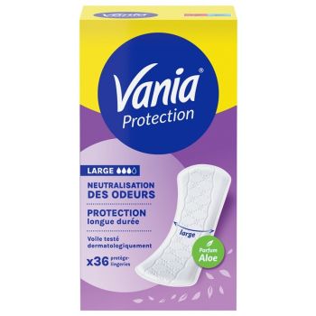 Breite Schutz Geruchsneutralisation Vania - Schachtel mit 36 Slipeinlagen