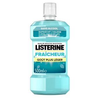 Mundspülung Frische ohne Alkohol, leichterer Geschmack Listerine - Flasche 500 ml