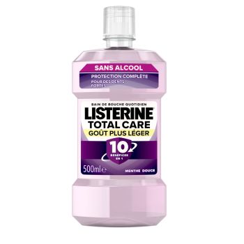 Mundspülung Total Care sanfte Minze Listerine - Flasche 500 ml