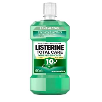 Mundspülung Zahnschutz und Zahnfleischschutz milderer Geschmack Listerine - Flasche 500ml