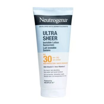 Ultra Sheer Körpermilch unsichtbarer Sonnenschutz SPF30 Neutrogena - Tube mit 200ml
