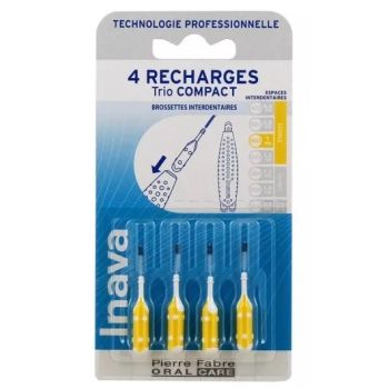 Interdentalbürsten Trio Compact Inava - 4 Nachfüllpackungen