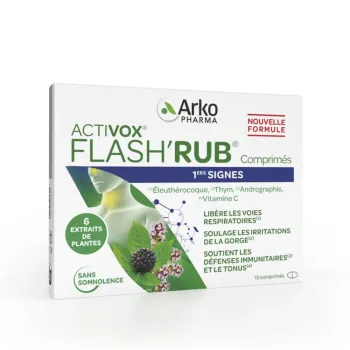 Activox Flash'Rub Arkopharma - Packung mit 15 Tabletten
