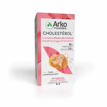 Arkogélules Cholesterin Arkopharma - Packung mit 30 Kapseln
