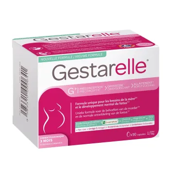 Gestarelle G+ Pr&auml;konzeption, Schwangerschaft und Stillzeit Biocodex - Packung mit 90 Kapseln