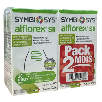 Symbiosys Alflorex+ Biocodex - 2er Pack mit 30 Kapseln