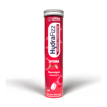HydraFizz Hydra Geschmack Erdbeere Upsa - Tube mit 16 Brausetabletten