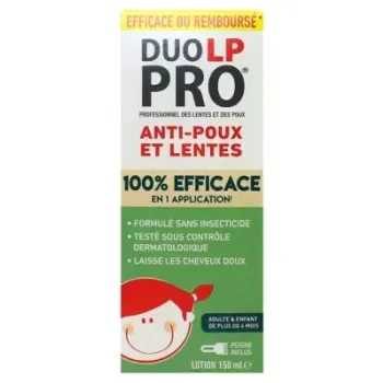 Anti-Läuse- und Nissenlotion 1 Anwendung Duo-LP-Pro - Flasche 150 ml