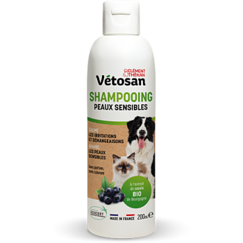 Vétosan ShampooIng empfindliche Haut Clément Thékan - Flasche mit 200 ml