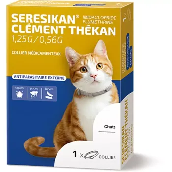 Seresikan externes Antiparasitenhalsband für Katzen Clément Thékan - Schachtel mit 1 Halsband