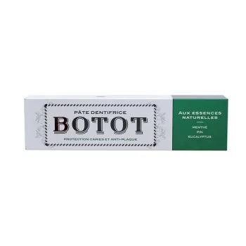 Zahnpasta Minze Kiefer Eukalyptus Botot - Tube mit 75 ml