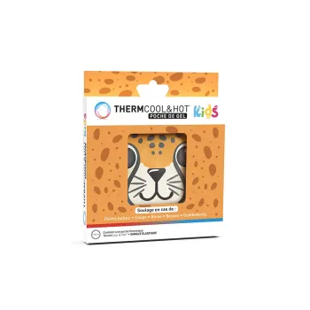 Therm cool & hot Gelbeutel Kinder Leopard Bausch&Lomb - ein Beutel von 136mm