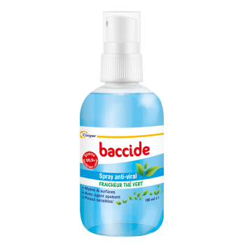 Anti-Virus Spray mit grünem Tee Baccide - 100 ml Spray