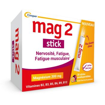 Mag 2 Stick Cooper - 30 orodispersible Sticks Box