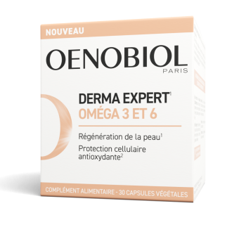 Derma Expert Omega 3 und 6 Oenobiol - Packung mit 30 Tabletten