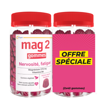 Mag 2 Nervosität Müdigkeit Cooper - 2er-Pack mit 45 Gummibärchen