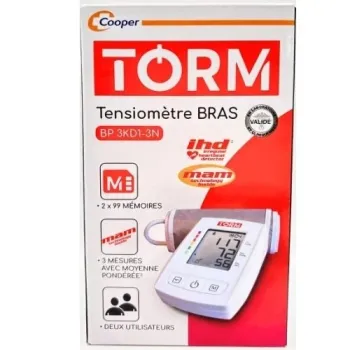 TORM Oberarm-Blutdruckmessgerät BP 3KD1-3N Cooper - 1 Blutdruckmessgerät