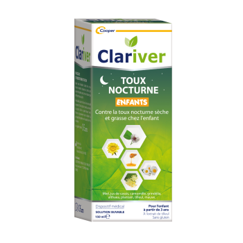Clariver Nachttrockener Husten Kinder Cooper - Flasche mit 150 ml