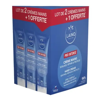 Intensive Hand Cream for Dry and Damaged Skin Pro Laino - Pack of 3 tubes of 50ml