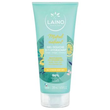 Duschgel 3in1 feuchtigkeitsspendend Mistral Belebend mit Bio-Limette Laino - Tube mit 200ml