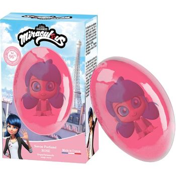 Festseife Rose Figur Marinette Le Comptoir du Bain x Miraculous - 75g Stück