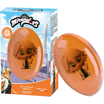 Festseife Aprikose Figur Adrien Le Comptoir du Bain x Miraculous - Stück von 75g
