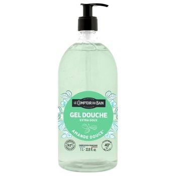 Duschgel Süße Mandel Le Comptoir du Bain - Pumpflasche 1L