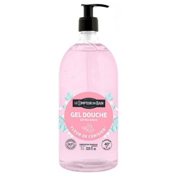 Duschgel Kirschblüte Le Comptoir du Bain - Pumpflasche 1L