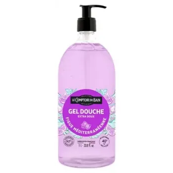 Duschgel Mediterrane Feige Le Comptoir du Bain - Pumpflasche 1L