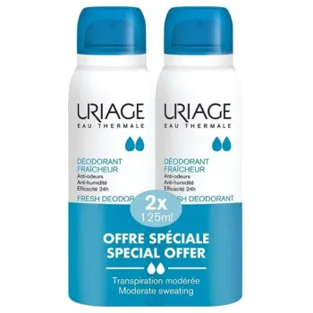 Deodorant Frische Sonderangebot Uriage - 2er Pack mit 125ml Sprays