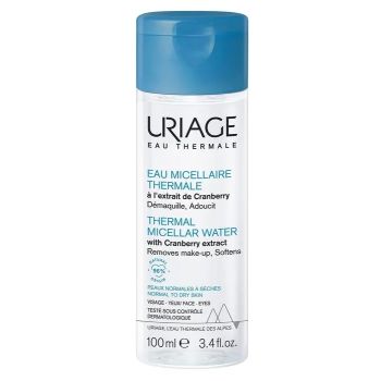 Thermal-Mizellenwasser f&uuml;r normale bis trockene Haut Uriage - Flasche 100 ml