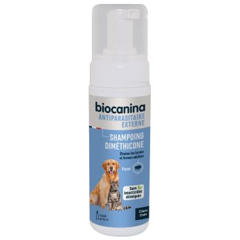 Biocanina Schaumshampoo ohne Aussp&uuml;len - Flasche mit 150 ml