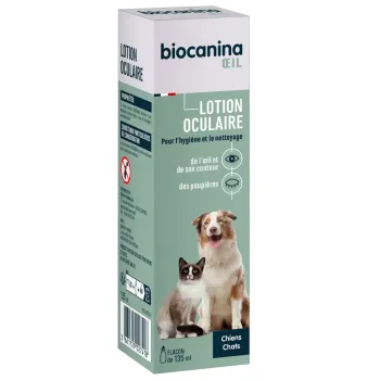 Biocanina Augenlotion für Hunde und Katzen - Flasche mit 135 ml