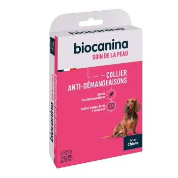 Halsband gegen Juckreiz Hautpflege für kleine Hunde Biocanina - ein 35 cm Halsband