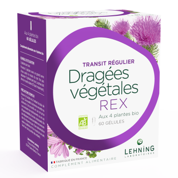 REX Bio Lehning pflanzliche Dragees - Dose mit 60 Kapseln